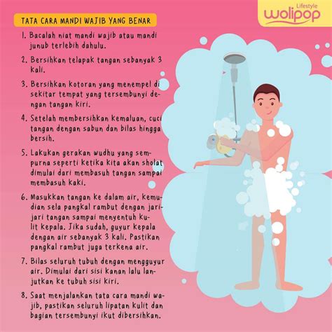 Tata Cara Mandi Wajib Setelah Haid