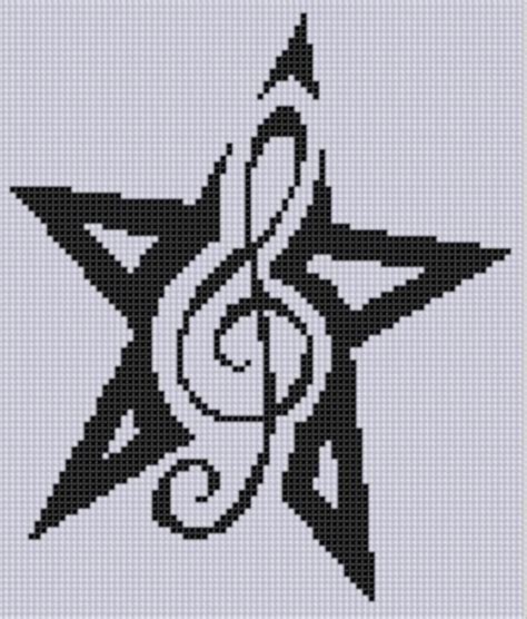 Music cross stitch pattern, happy little bluebirds sing, musical birds embroidery pattern, eighth note with bird chart. Looking for your next project? You're going to love Music ...