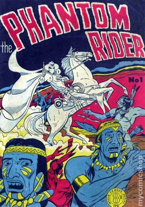 Phantom Rider 1950 Circa Australian Edition Comic Books