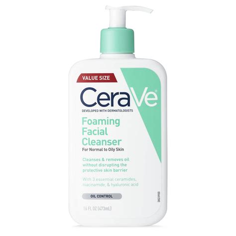 Cerave Face Wash Hydrating Facial Cleanser For Normal To Dry Skin 16
