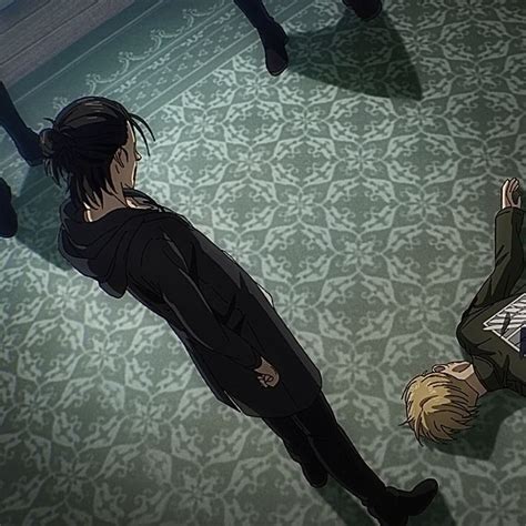 Two Anime Characters Laying On The Floor