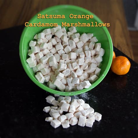 Pipe straight lines, leaving an inch of room between strips. Cardamom Dusted Satsuma Orange Mini-Marshmallows — Recipe ...