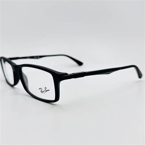 Ray Ban Eyeglasses Ladies Men S Angular Black Matte Rb 7017 5196 56 17 150 New Ebay