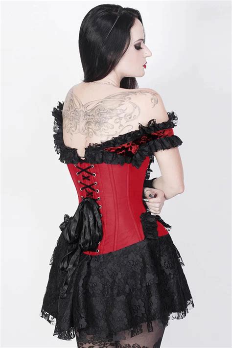 shop online now subculture corsets helena corset dress in satin