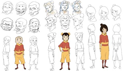 Korra Reference Sheet Avatar The Last Airbender The Promise