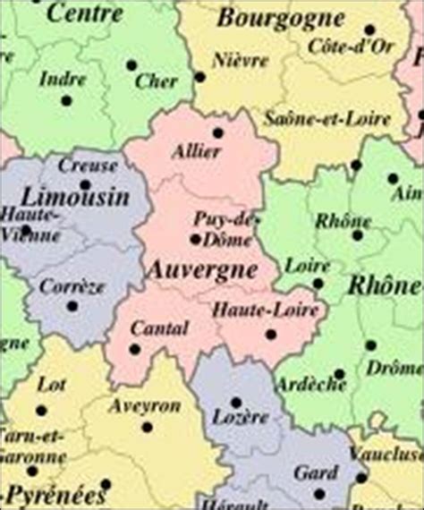 561 x 552 jpeg 73 кб. Kaart Frankrijk Departementen Regio's: Kaart Auvergne ...