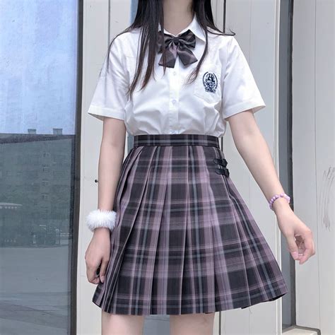 Navy Blue Jk Uniform Autumn Summer Shortlong Sleeve Japanese School