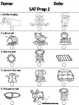 After reading each passage or pair, choose the best answer to each question based on what is stated or implied in the passage or passages and in any accompanying graphics (such as a table or. SAT 10 Practice for Kindergarten by Buzzin Bees of ...
