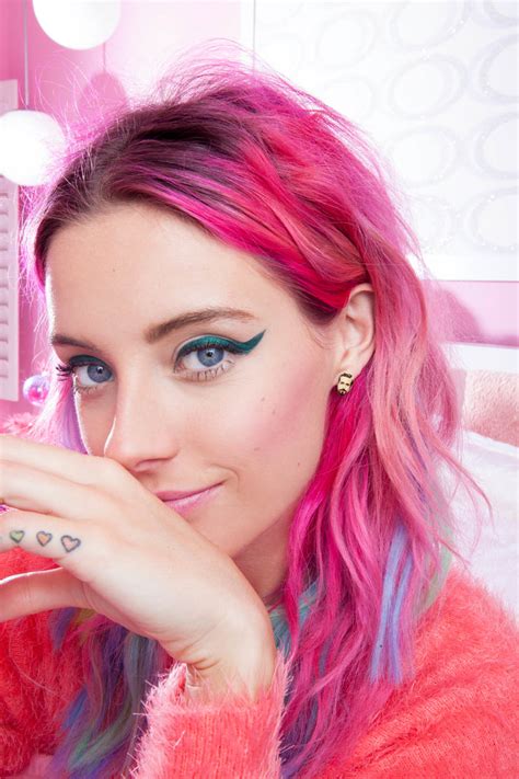Chloe Norgaard Models Neon Style For Nasty Gals T Lookbook