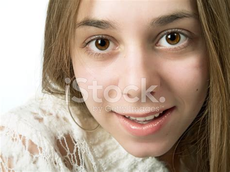 Face Portrait Of Beauty Young Girl Teenager Stock Photo Royalty Free