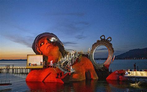 The Marvelous Floating Stage of the Bregenz Festival, Austria photo on
