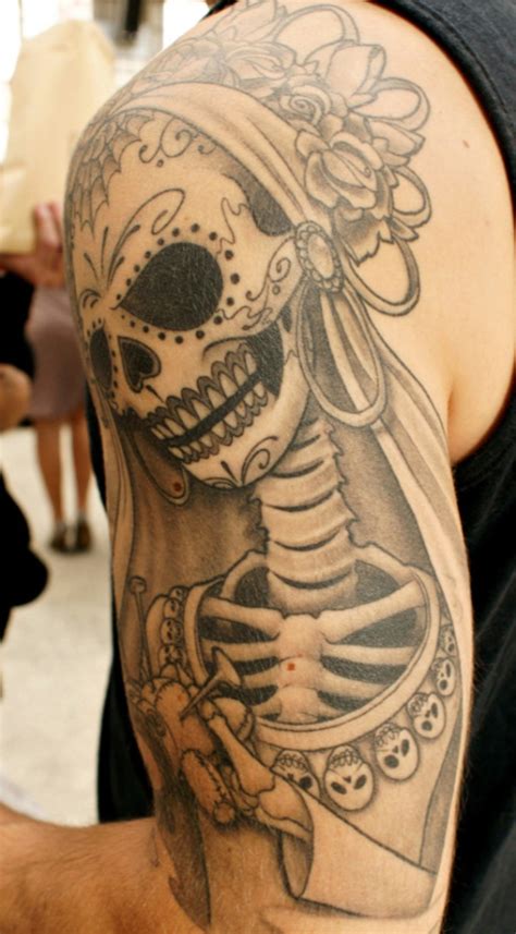 39 Stylish Sugar Skull Tattoo Designs Buzz Hippy