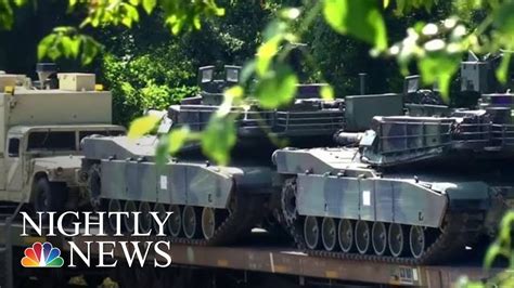 Tanks Arrive In Dc For President Donald Trumps Fourth Of July