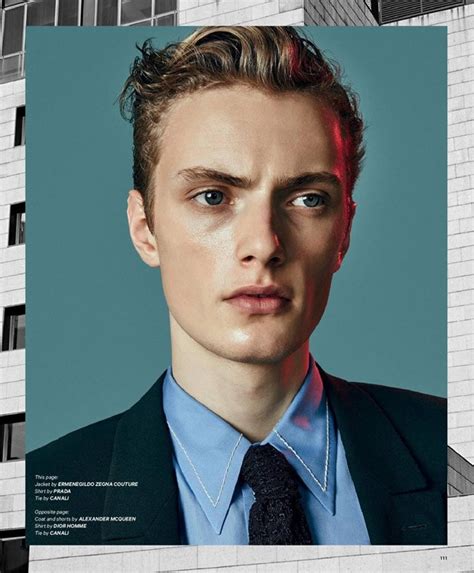 Dirk Van Der Graaf For Essential Homme By Adriano Russo