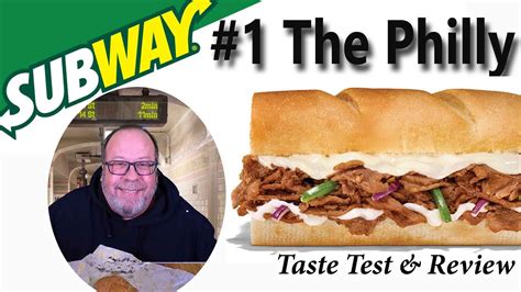 Subway Series Menu 1 The Philly Review Philly Cheesesteak Taste
