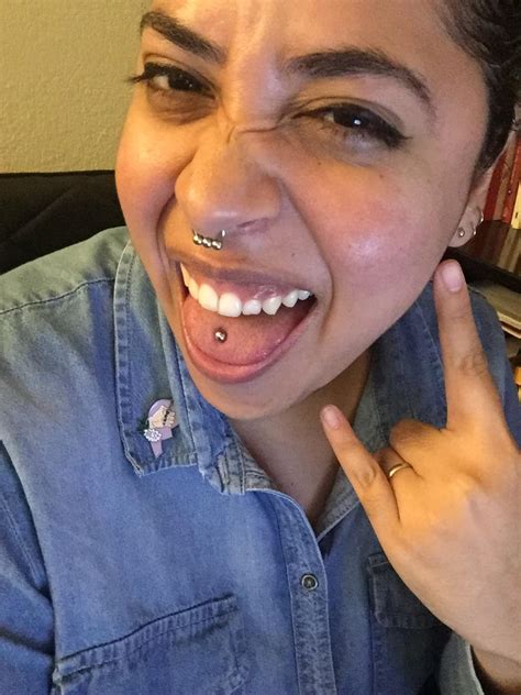 New Tongue Piercing Done By Marilyn At Htc Uptown Phx Az Rpiercing