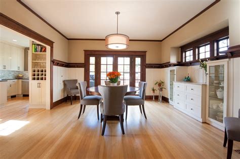We set out a chart and percentages for all floor types below our dining room photo gallery. Transitional Dining Room Features Oak Flooring & White ...