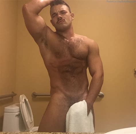 Handsome Muscle Hunk Jacob Hoxsey Has A Great Uncut Dick HOT COCK