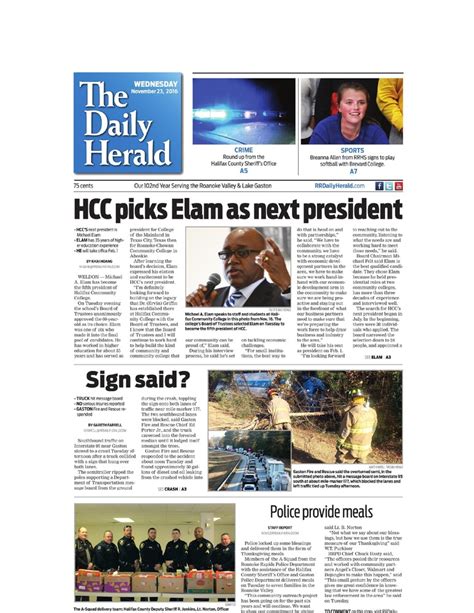 Daily Herald The North Carolina Press Association