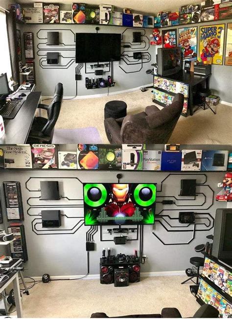 El sueño de todo gamer | Ideas de sala de juegos, Sala de juegos