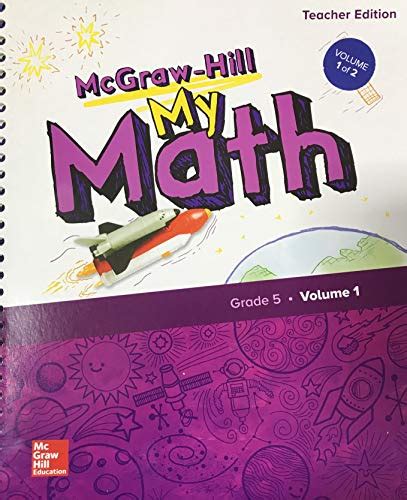 My Math Grade 5 Volume 1 Teacher Edition John A Carter Gilbert J