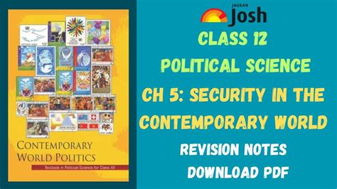 Cbse Class 12 Political Science Contemporary World Politics Chapter 5