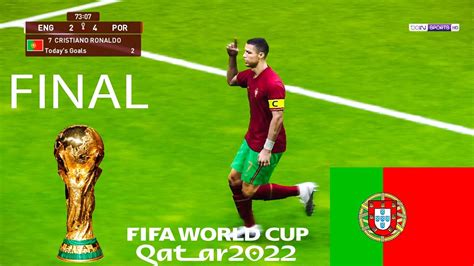 Pes 2021 England Vs Portugal Final Fifa World Cup 2022 Full Match