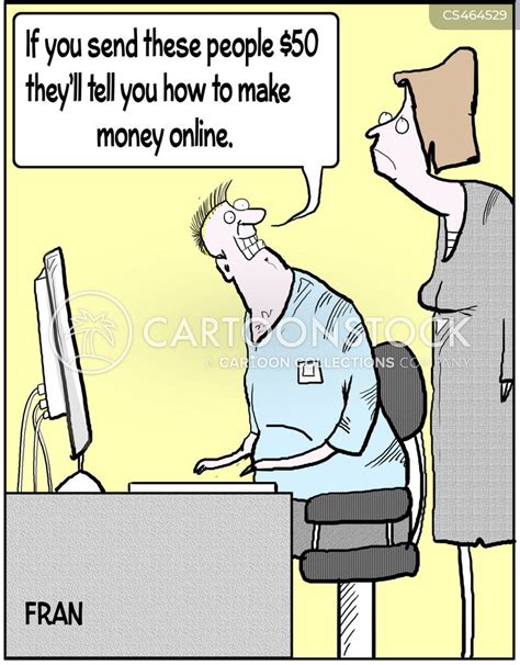 internet scams cartoons and comics funny pictures from cartoonstock