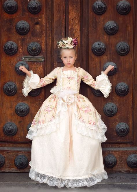 Edwardian Rose A Floral Victorian Inspired Girls Ball Gown Girls