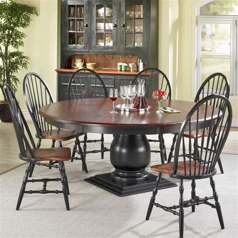 French Country Round Pedestal Dining Table French Country Dining