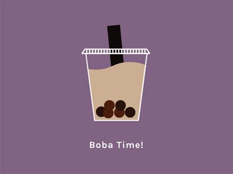 Find & download free graphic resources for boba tea. Boba by Jessie Ren on Dribbble