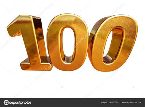 Gold 3d 100th Anniversary Sign Stock Photo By ©supertrooper 145555071