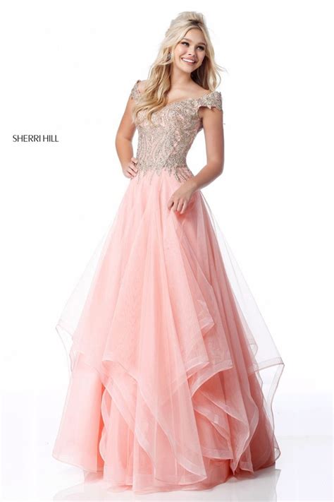 Sherri Hill Lace Bodice Dress Sherri Hill Prom Dresses Pink Prom Dresses Lace Bodice