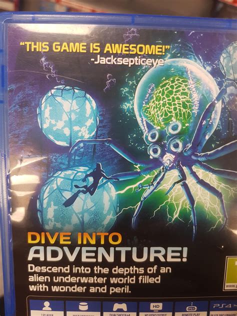 Found This On The Back Of A Ps4 Subnautica Case Rjacksepticeye