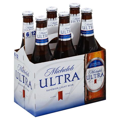 Michelob Ultra Beer 12 Oz Bottles Shop Beer And Wine At H E B