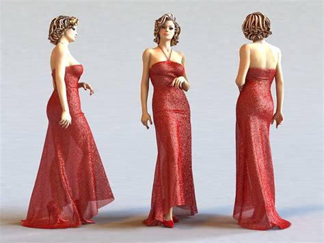Of course, we cannot mention each and every 3d model database out there, but we think that these 10 sites are great places to get your first stunning 3d models. Beautiful Red Dress Lady 3d model 3ds Max files free ...