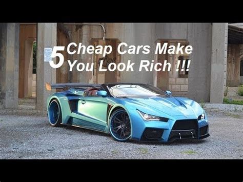 Today, we'll be looking at the prospects of rebels, xrp can make you a millionaire. TOP 5 Cheap Cars That Will Make You Look Rich - YouTube