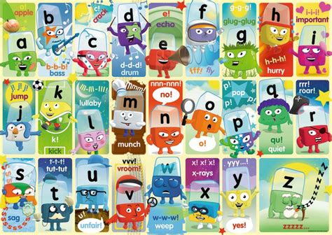 Alphablocks Alphabet Puzzle (Full)  파닉스, 홈스쿨, 워크시트