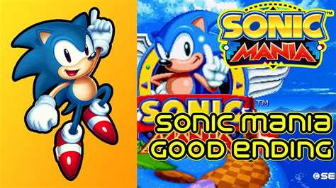 Sonic Mania Walkthrough GOOD ENDING YouTube