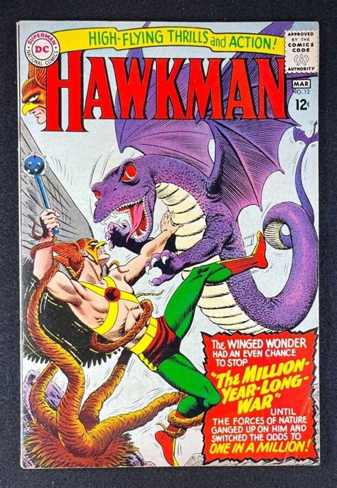 Hawkman 1964 12 Fn 60 Hawkgirl Murphy Anderson Cover And Art