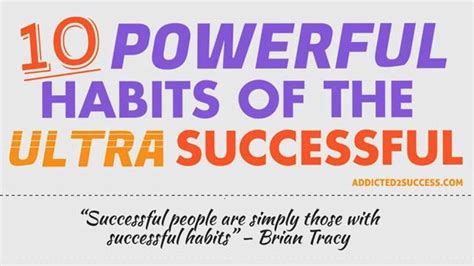 10 Powerful Habits Of Ultra Successful People Lifehack