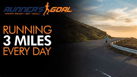 To help you figure this out, we spoke to top running experts who have given us a detailed picture of how many miles you should be running in your. Running 3 Miles a Day - How to Make This Goal a Reality