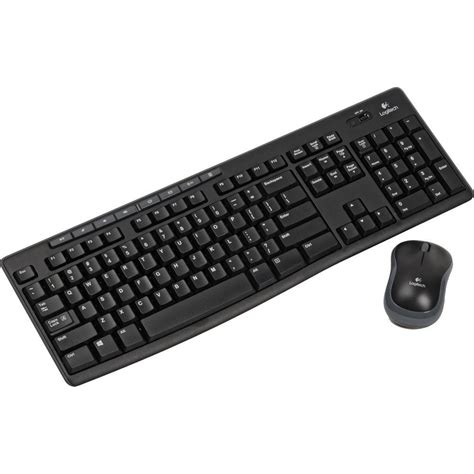 Juego De Teclado Y Mouse Inalámbricos 24ghz Color Negro Mk270