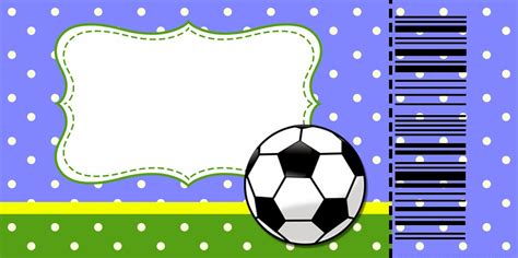 Fútbol Tarjetas O Invitaciones Para Imprimir Gratis Ideas Y