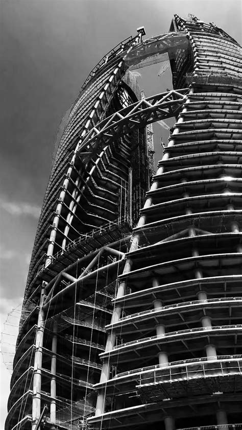 Stunning Construction Photos Of Zaha Hadid Architects Leeza Soho Tower
