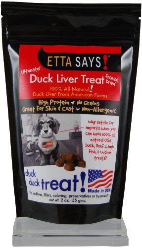 Etta Says Ultimate Freeze Dried Duck Liver All Natural Duck Liver Treat