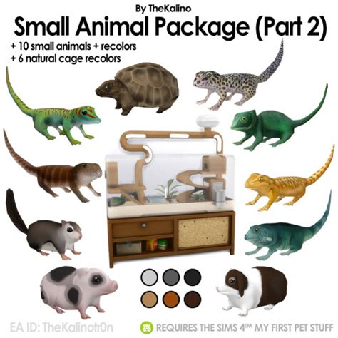 Small Animal Package Part 2 At Kalino Sims 4 Updates