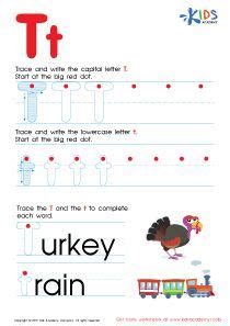 Kindergarten abc worksheets pdf abc worksheets alphabet. ABC Alphabet Worksheets | Letter T Tracing PDF