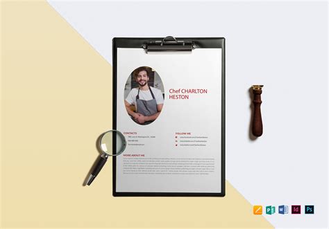 Maintaining food hygiene and proven excellent verbal and written communication skills. Professional Chef Resume Design Template in PSD, Word ...