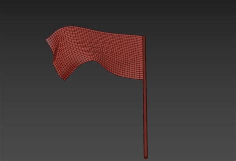 Flag Simulation 3d Model Animated Cgtrader